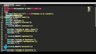 archivos de texto en PHP