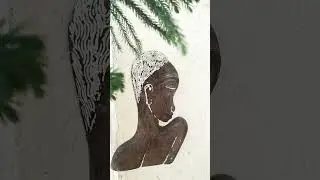 Vintage African woman...
