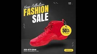 Motion Graphics Shoes ads | Motion Graphics in After effects 