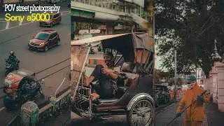 Banyak tukang Becak di Kota Medan| sony a5000 + Meike 35mm F1.7 POV Street Photography
