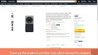How to compare sizes of Amazon Products || Using Compare Sizes an online 3D APP