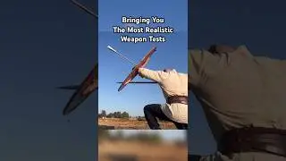 The REALEST Weapons tests on YouTube @dashrendar5320 #medieval #shorts #viralvideo