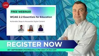 WCAG 2.2 Essentials for Education - Actionable Steps to Accessible Digital Content | Webinar
