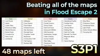 Flood Escape 2 - Trying to beat all of the maps in FE2! (S3P1)