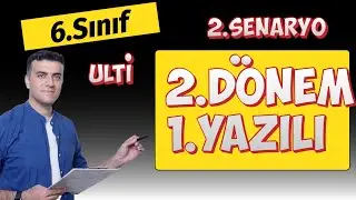 6.sınıf MEB Ortak Yazılı  Matematik 2.dönem 1.yazılı 2.SENARYO Çözümleri