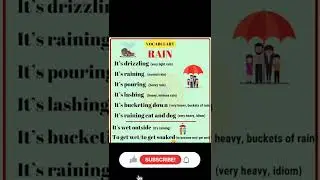Rain vocabulary in english#shorts #ielts #vocabulary #ieltsspeaking @englishwithinderkaur9172