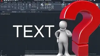 HOW TO FIX TEXT NOT SHOWING IN AUTOCAD