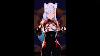 ||mmd x Genshin Impact|| Sad cat dance |Shenhe||Chongyun|