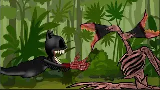 Cartoon Cat vs Siren Head