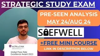 CIMA SCS May24 Pre-seen Analysis Part 1 - Saefwell