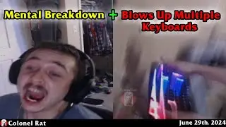 BossmanJack Has a Mental Breakdown, Blows up Multiple Keyboards