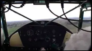 Gram flies the Kitfox taildragger aircraft from the farm