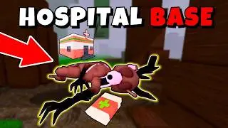 Saving the Injured Deer With a HOSPITAL BASE in the New 99 Nights!