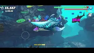 the blue zombie frosty shark 🦈🦈! hungry shark world!