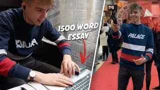 Day in the life of a YouTuber at University - (A Day In The Life of a British Uni Student) AD