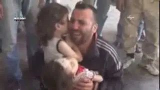 Kimyasal saldırıda ölen kızlarını gören babanın feryadı