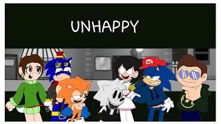 Un happy But All Fnas Shorts Characters sing it (Animated)