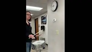 Snare Drum Buzz Roll Clock Exercise - PVCC Percussion