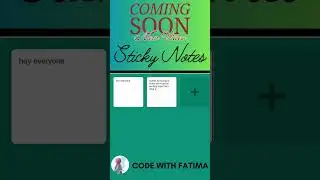 Creating Sticky Notes App | HTML, CSS, & JavaScript Tutorial