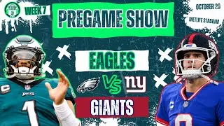 Eagles Pregame Show- Week 7 vs Giants | Game Inactives, PS Elevations, Injury Updates & Depth Chart
