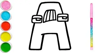How to draw a letter/Drawing Tutorial Art