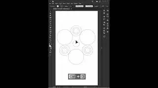 How to Draw a Fidget Spinner in Adobe Illustrator Tutorial | Pathfinder | 3d Extrude #shorts