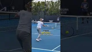 Do you start each practice with mini tennis? 💯🎾 Linda Fruhvirtova demonstrates it here! 