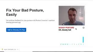 How to improve your posture: Posture Corrector Google Chrome Extension