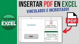 Insert PDF into Excel