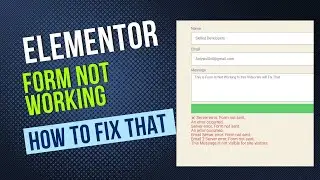 How to Fix Elementor Form Server Error SMTP Error for hosting || Skilled Developer