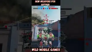 New weapons for Arthur Van Damme War Robots #pixonic #shorts #warrobots