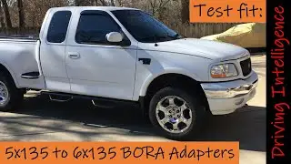 Test Fit 5x135 to 6x135 BORA Adapters On A 10th Gen ('97-'04) F150: & Expedition, Navigator