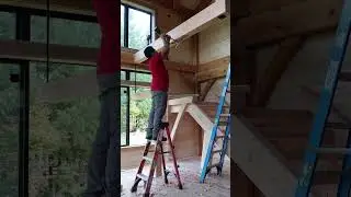 FAST Staircase Build Time-Lapse w/ Timber Framers!  