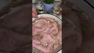 Marinated chops. Juicy and delicious 