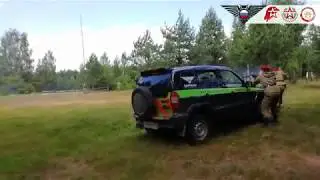 Показательное выступление участников юнармейских военно-спортивных сборов 