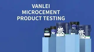 Vanlei microcement multiple tests