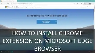 How to Install Chrome Extension on Microsoft Edge Browser (2 Easy Steps)