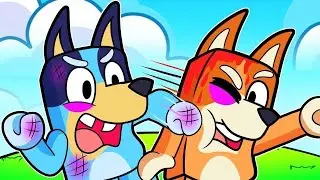 BLUEY AND BINGO HAVE A HUGE FIGHT IN ROBLOX! 😡😭 1