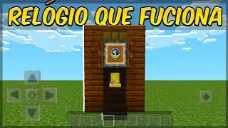 ✔ Como fazer um relógio que FUCIONA no Minecraft