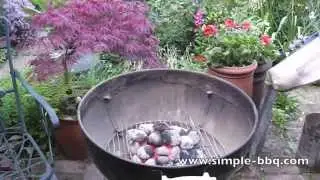 Adding more charcoal to your BBQ