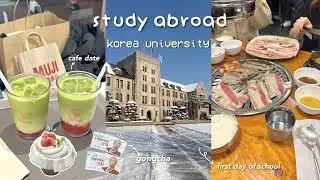 first day of korea uni ˎˊ🎧⋆｡✩📄 orientation day, matcha date 🍵, shopping in Seoul, korean food 🍜 etc.