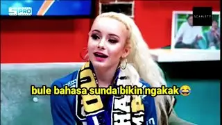 kompilasi meme, barbie bule saat pakai bahasa sunda bikin ngakak😂#bukantalkshow#meme