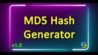 MD5 Hash Generator v1.0