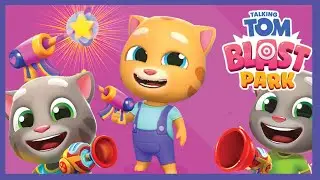 Talking Tom Blast Park - Shoot, run and have some fun! | Best Gameplay Apple Arcade