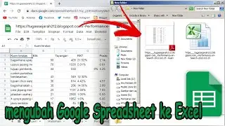 Cara Merubah File Spreadsheet ke Excel atau PDF  • 