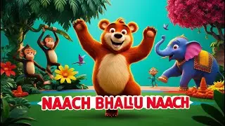 Naach Bhalu Naach | नाच भालू | Nursery rhymes for babies hindi | BbToons - Hindi Nursery Rhymes 🌟
