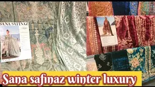Sana safinaz new winter luxury collection 2024 || sana safinaz velvet collection 2024