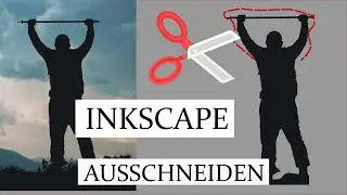 Inkscape 1.2 Tutorial | Objekt freistellen | Mehrere Teile ausschneiden