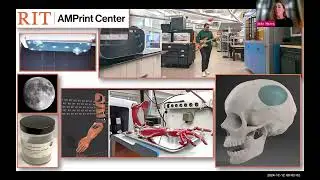 Dr. Jade Myers showcases #RIT #AMPrint Center projects