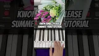 Kwon Eunbi - Please Summer! Piano Tutorial #notpianika #notangka #pianotutorial